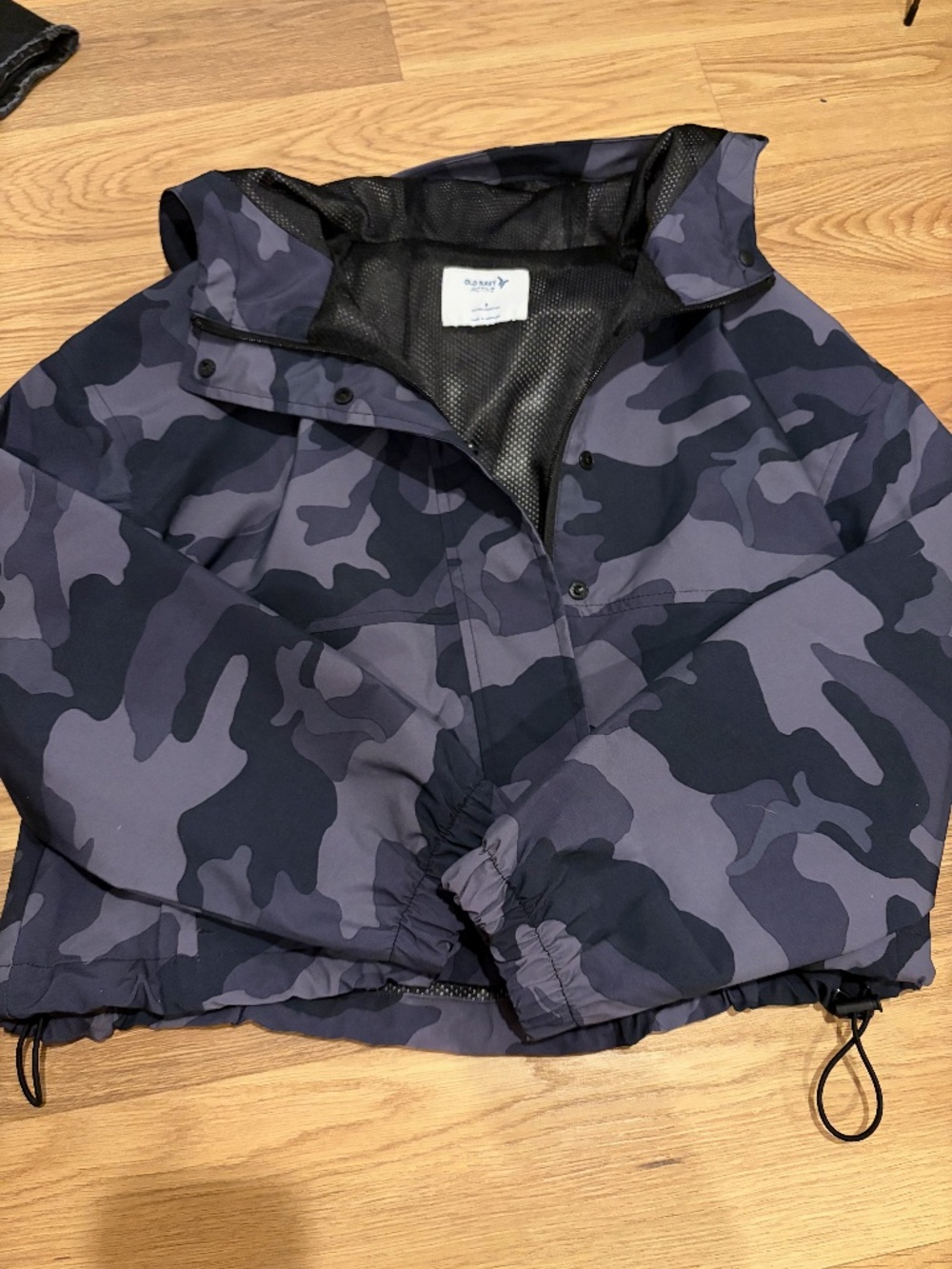 Old Navy Camo Windbreaker/Rain Coat